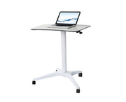 Mobile Standing Desk,Pneumatic Height Adjustable Laptop Desk, Mobile Laptop Desk
