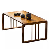 Bamboo Folding Coffee Table,Japanese Tea Table Low Table for Sitting On The Floor