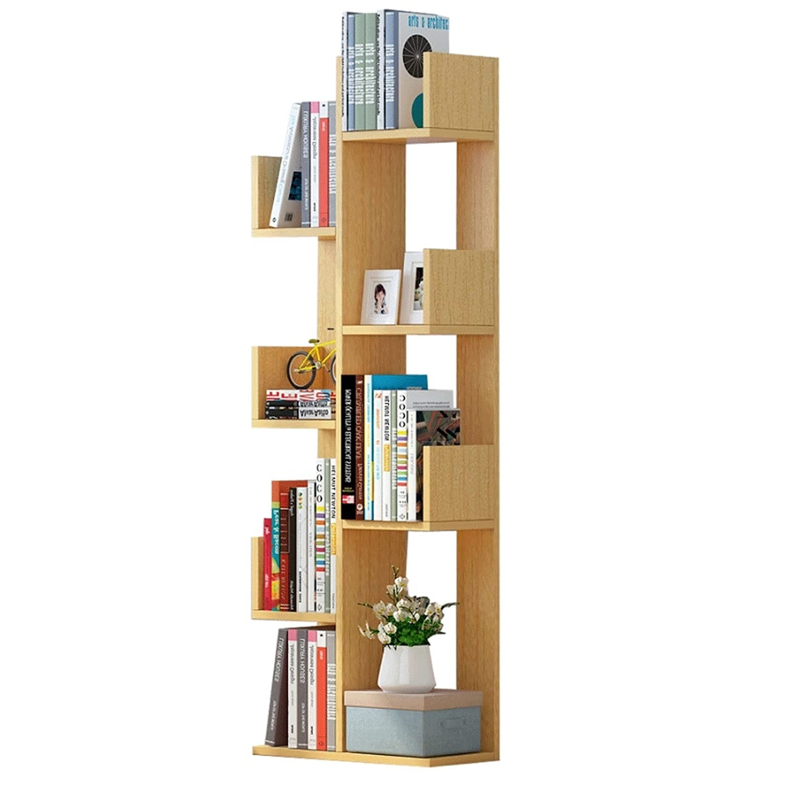 Bookshelf Modern Bookshelf Floor Standing Bookcase Shelf Storage Organizer Display Shelf