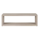 Osmond Coffee Table, 58" Wide, White