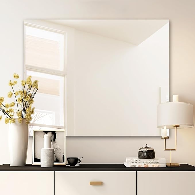 Large Vanity Mirror 72" x 36", Bathroom Vanity Mirror with Frameless Polished Edge