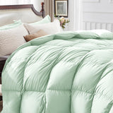 Kapok Down Comforter King Size, Recycled White Down and Kapok Blended Filling