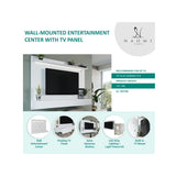 Modern Freestanding Wall Mounted Entertainment Center Floating TV Wall Panel