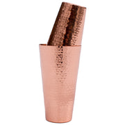 Hammered Copper Cocktail Shaker Set with Jigger, 30 Ounce Cup, 18 Ounce Cup