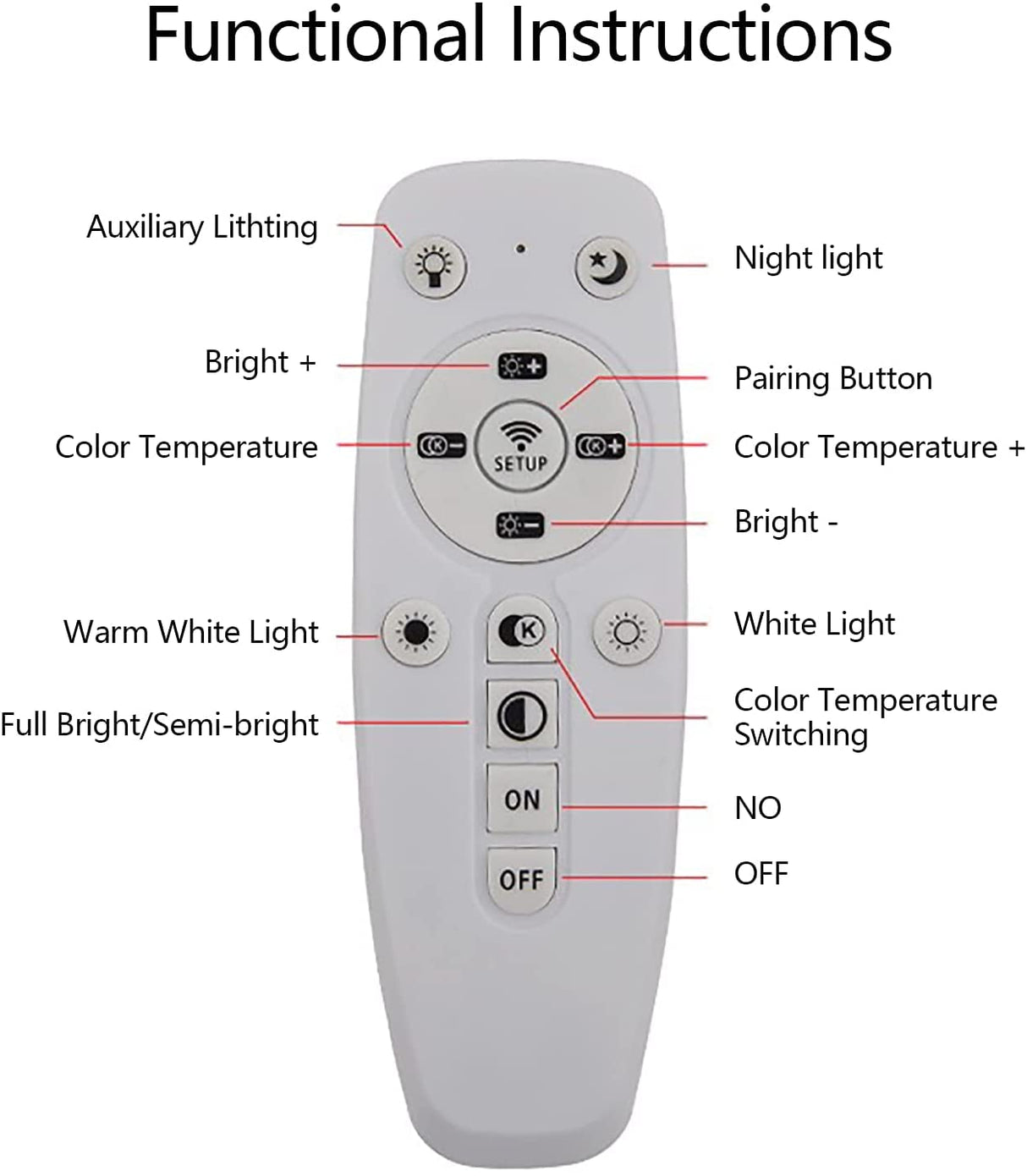 Heart Shaped LED Ceiling Light - Dimmable Kids Room Chandelier