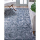 Portland Collection Area Rug - Albany (7' 10" x 10' Rectangle, Blue/ Gray)