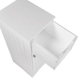 Slim, White Ashland Cabinet with Drawer