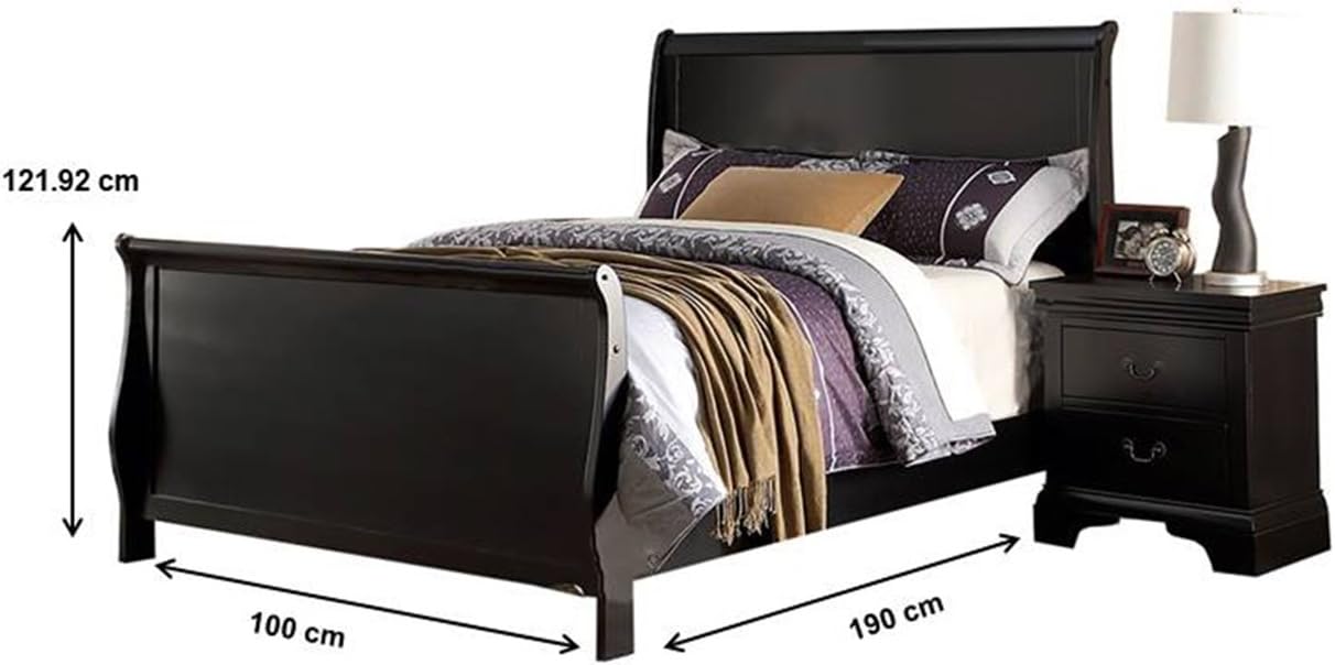 Poundex Twin Bed, Multi