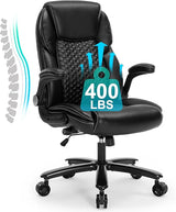 Ergonomic Executive Office Chair with Adjustable Lumbar Support