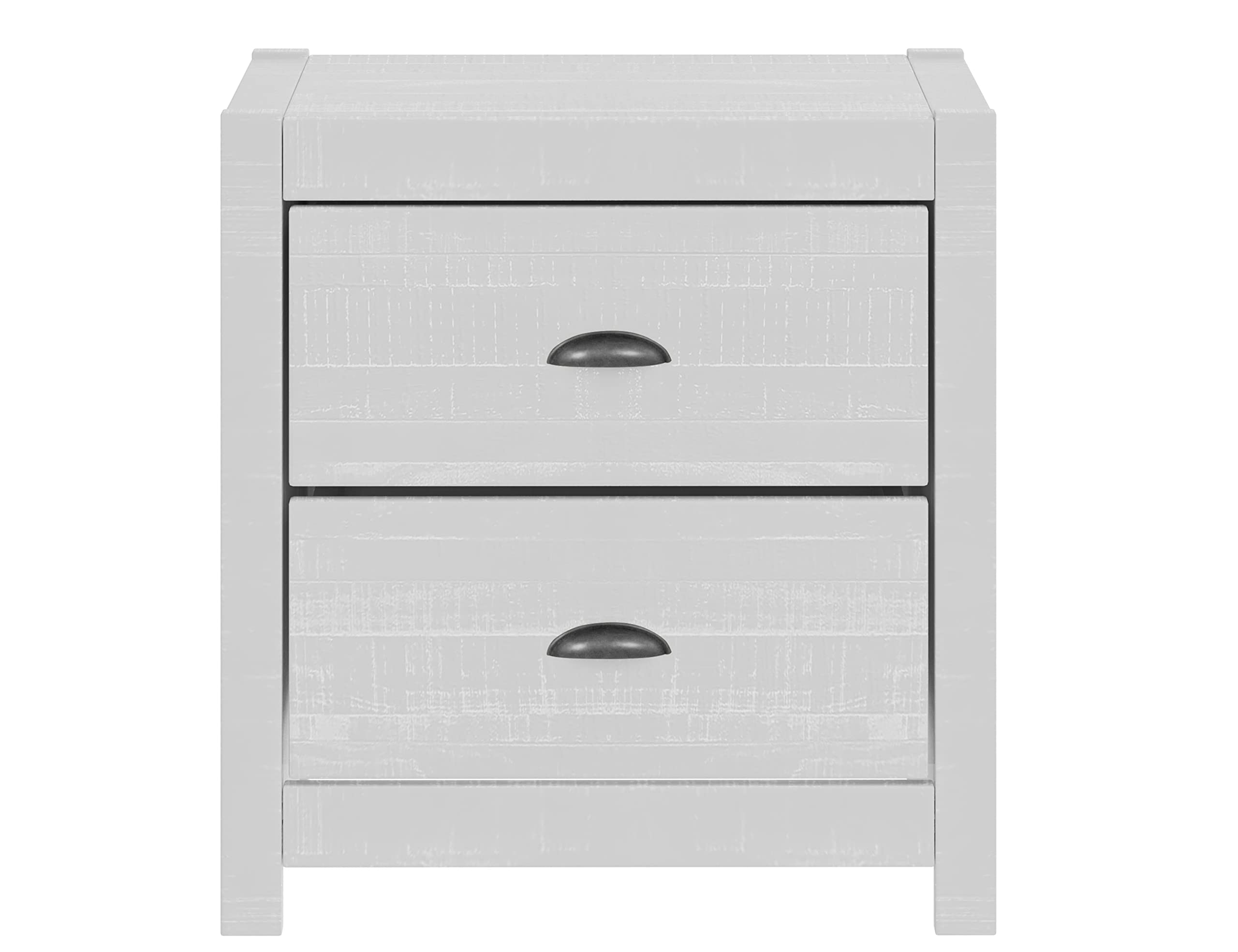 Nightstand Rustic Style Bedside Table Wood Frame End Table