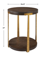 Palisade - Side Table-24 Inches Tall and 19 Inches Wide