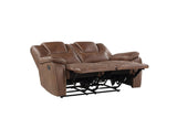 Katrine Brown Manual Loveseat