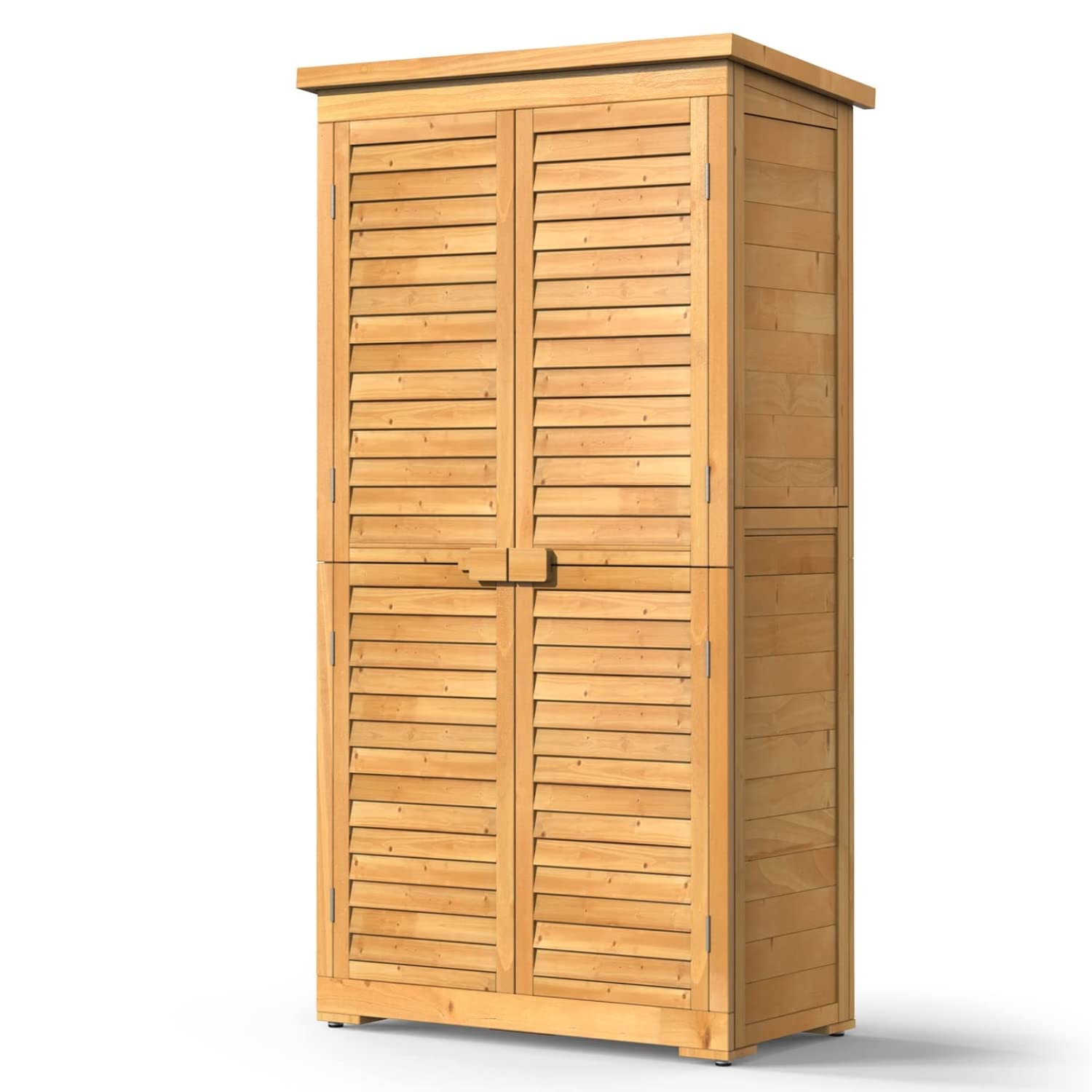 63.2" Outdoor Storage Cabinet with Double Doors