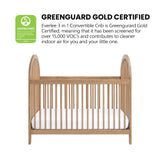 Everlee 3-in-1 Island Crib, Honey Wood