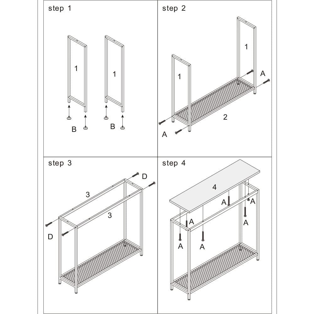 Industrial Console, Sofa, Entryway and Living Room Sofa & Console Tables,