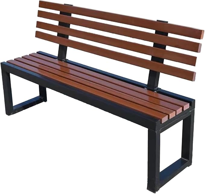 39 Inch Outdoor Bench Garden Rustic Style