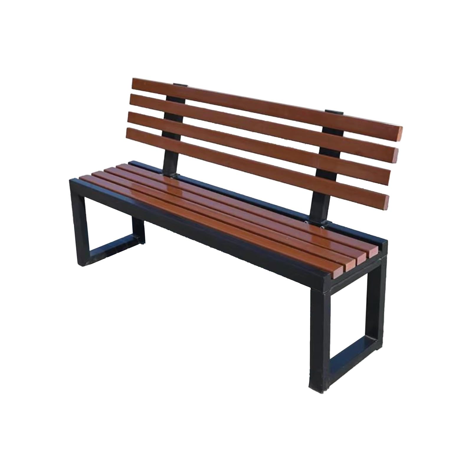 39 Inch Outdoor Bench Garden Rustic Style