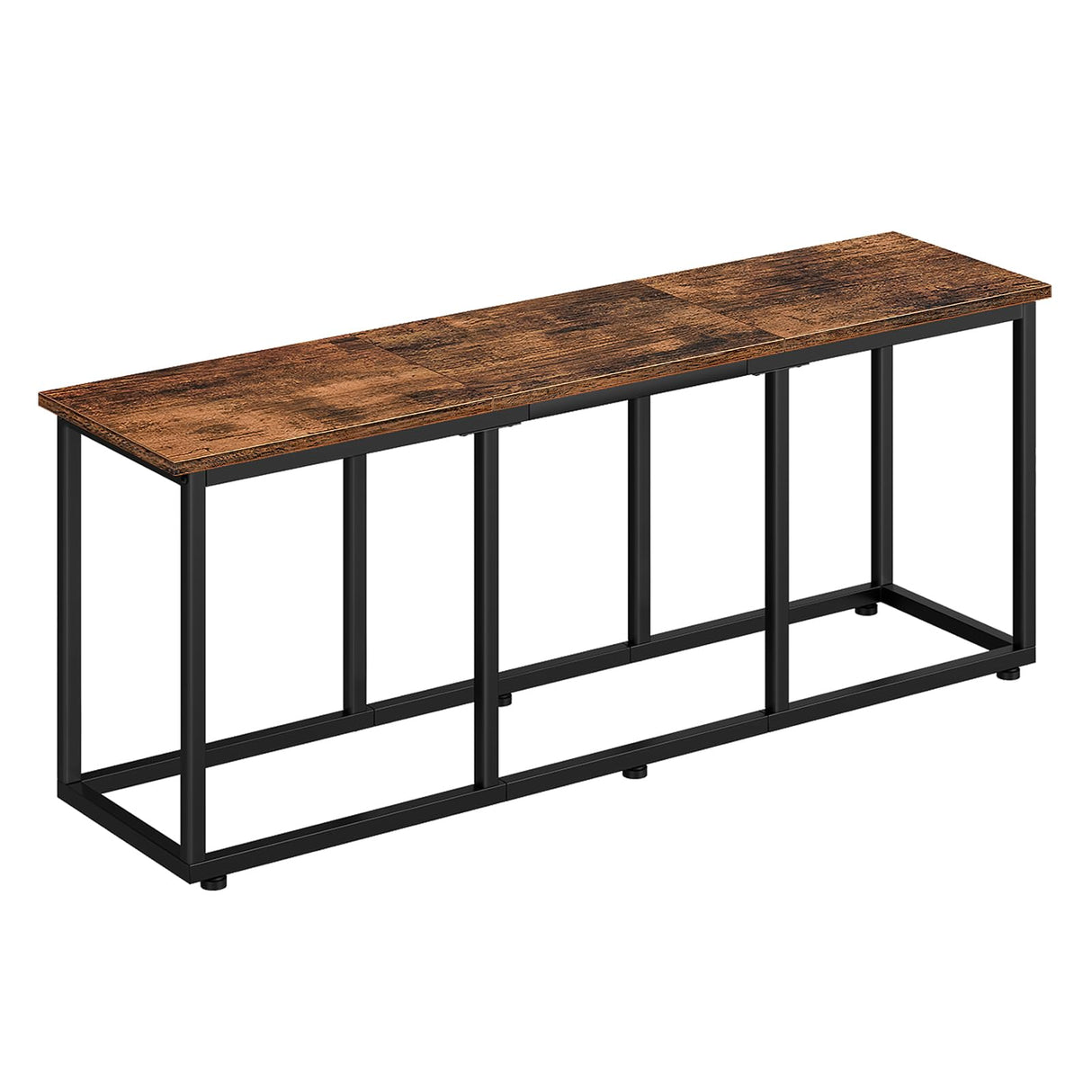 Dining Bench, 47.2 Inch Dining Table Bench, Industrial Style Kitchen Bench