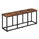 Dining Bench, 47.2 Inch Dining Table Bench, Industrial Style Kitchen Bench