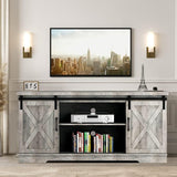 TV Stand for 65 Inch TV, Entertainment Center TV Media Console Table, Tall TV Stand with Storage,