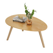 Coffee Table, Living Room Drop Shape Oval Table/Sofa Side Table