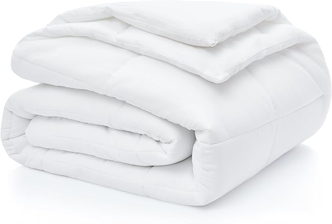 Home and Hotel Style Luxury Cooling Comforter, Queen, White