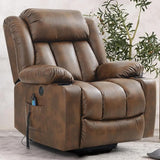 Power Lift Recliner Chairs for Elderly, Breathable Leather Recliner Chair