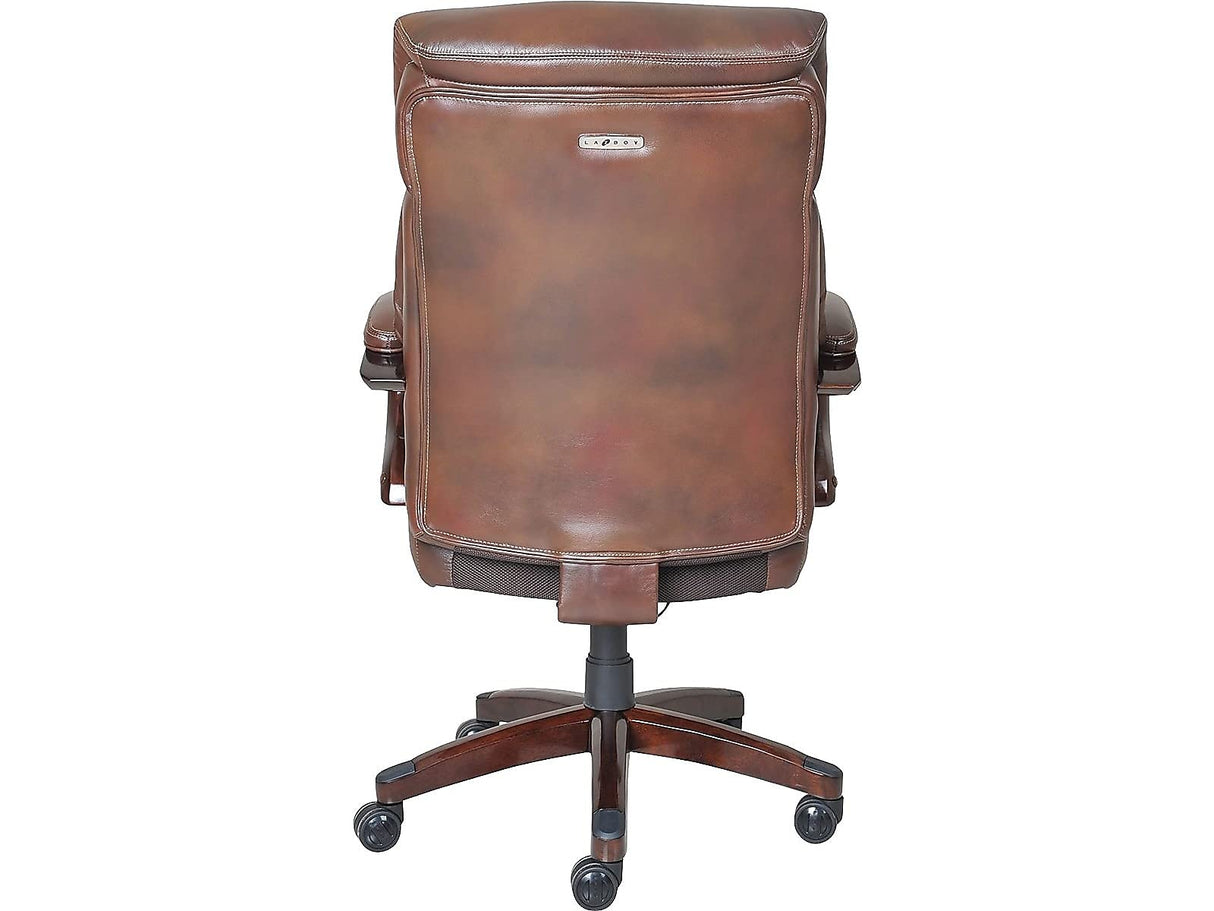 Bradley Bonded Leather Executive Office Chair - Mahogany