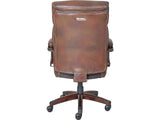 Bradley Bonded Leather Executive Office Chair - Mahogany