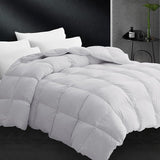Comforter Queen Size - Winter Cream White Down Duvet Insert, Fluffy Warm Breathable