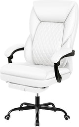 Office Chair, Big and Tall Office Chair Executive Office Chair with Foot Rest Ergonomic