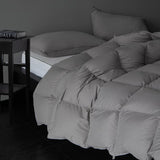 Hungarian Goose Down Comforter – 850 Fill Power, All-Season King Duvet Insert