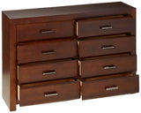 Oberreit Wood 8-Drawers Bedroom Dresser