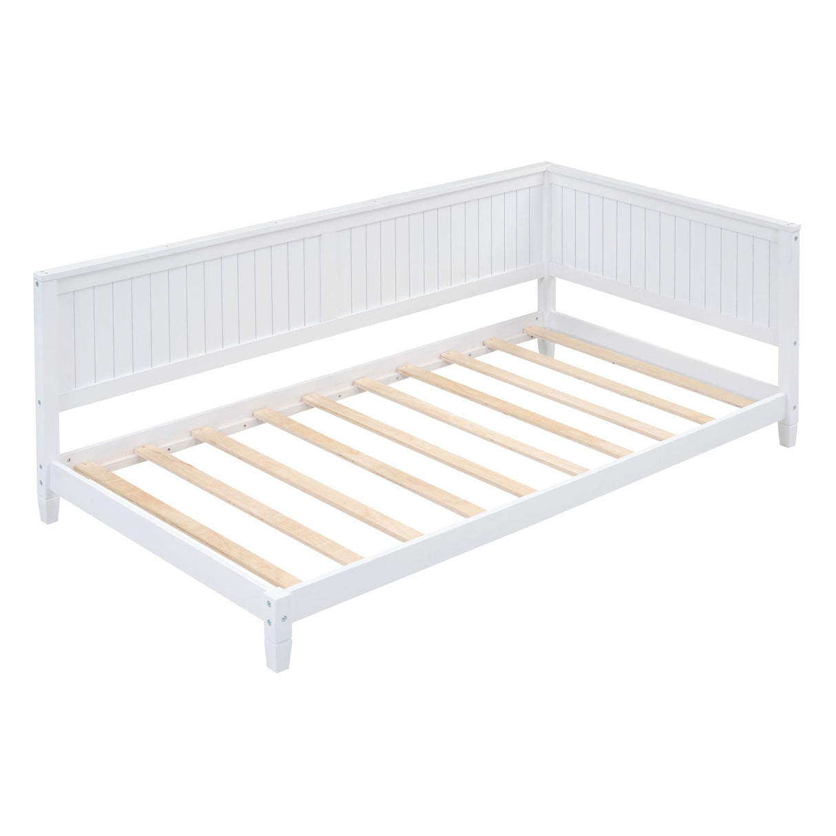 Wood Daybed for Comfort & Versatility, Perfect Sofa Bed Design, Classic White Finish