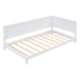 Wood Daybed for Comfort & Versatility, Perfect Sofa Bed Design, Classic White Finish