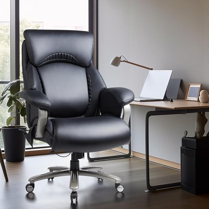 Big and Tall Office Chair 500lbs-Heavy Duty Ergonomic Computer Chair