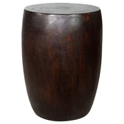 Merlot 14 in D Top x 15 in D x 20 in H Acacia Wood Dark Walnut Oil Fin