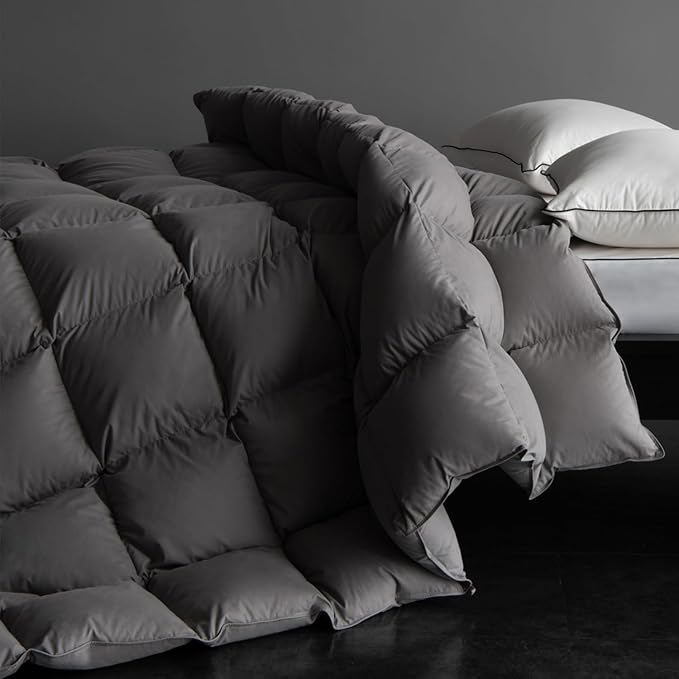 Heavyweight Feathers Down Fiber Comforter King Size