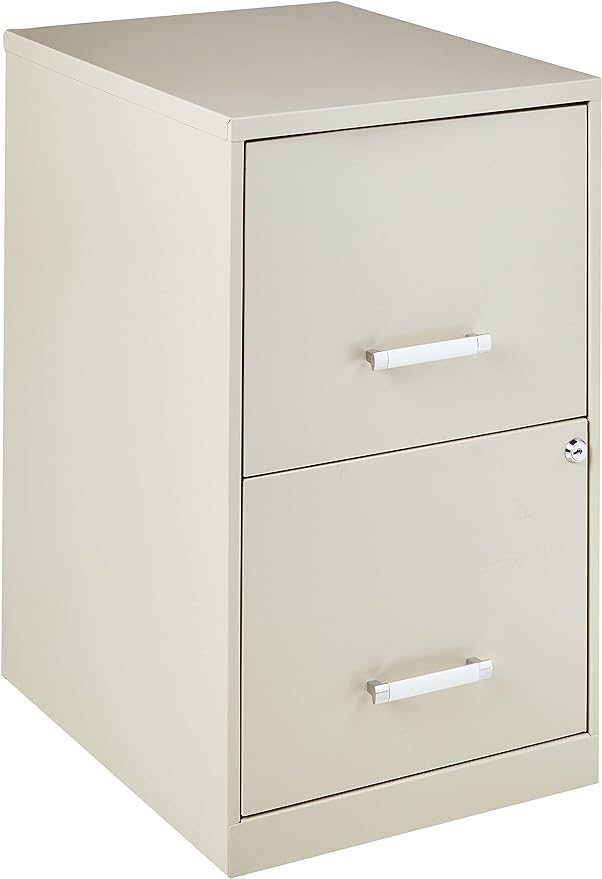LYS SOHO Box/File/File 3-Drawer Mobile File Cabinet, Black, 14.3" x 18" x 29.5"