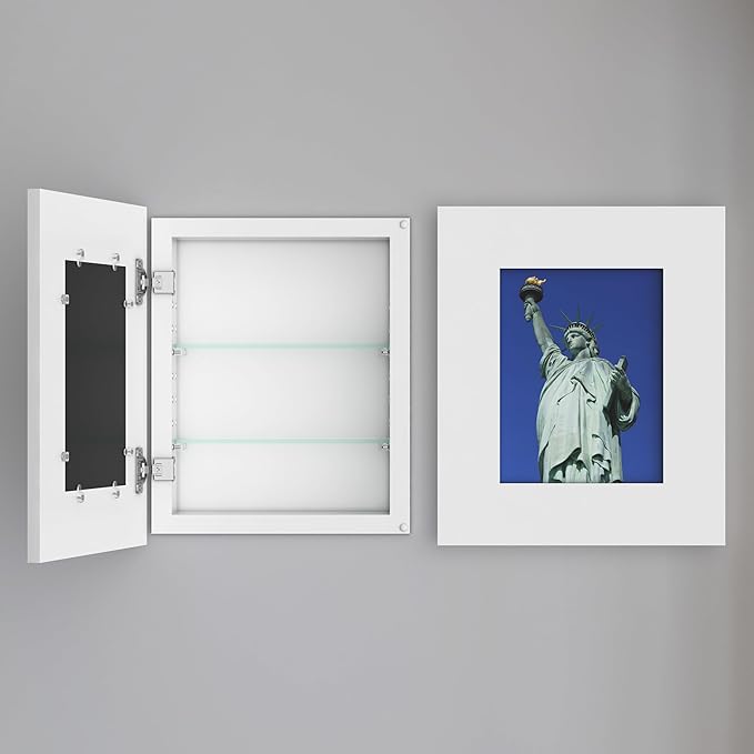 Medicine Cabinet No Mirror, Recessed Medicine Cabinet, Hidden in Wall Niche