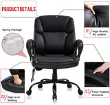 FURNITURE 400lbs Wide Seat Ergonomic Desk Massage Computer Lumbar Support