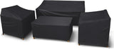 Outdoor Furniture Cover Waterproof, 4 Piece Patio Furniture Set Cover for Outside Couch