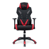 Ergonomic Mesh Gaming Chair with Lumbar Support - Black & Red