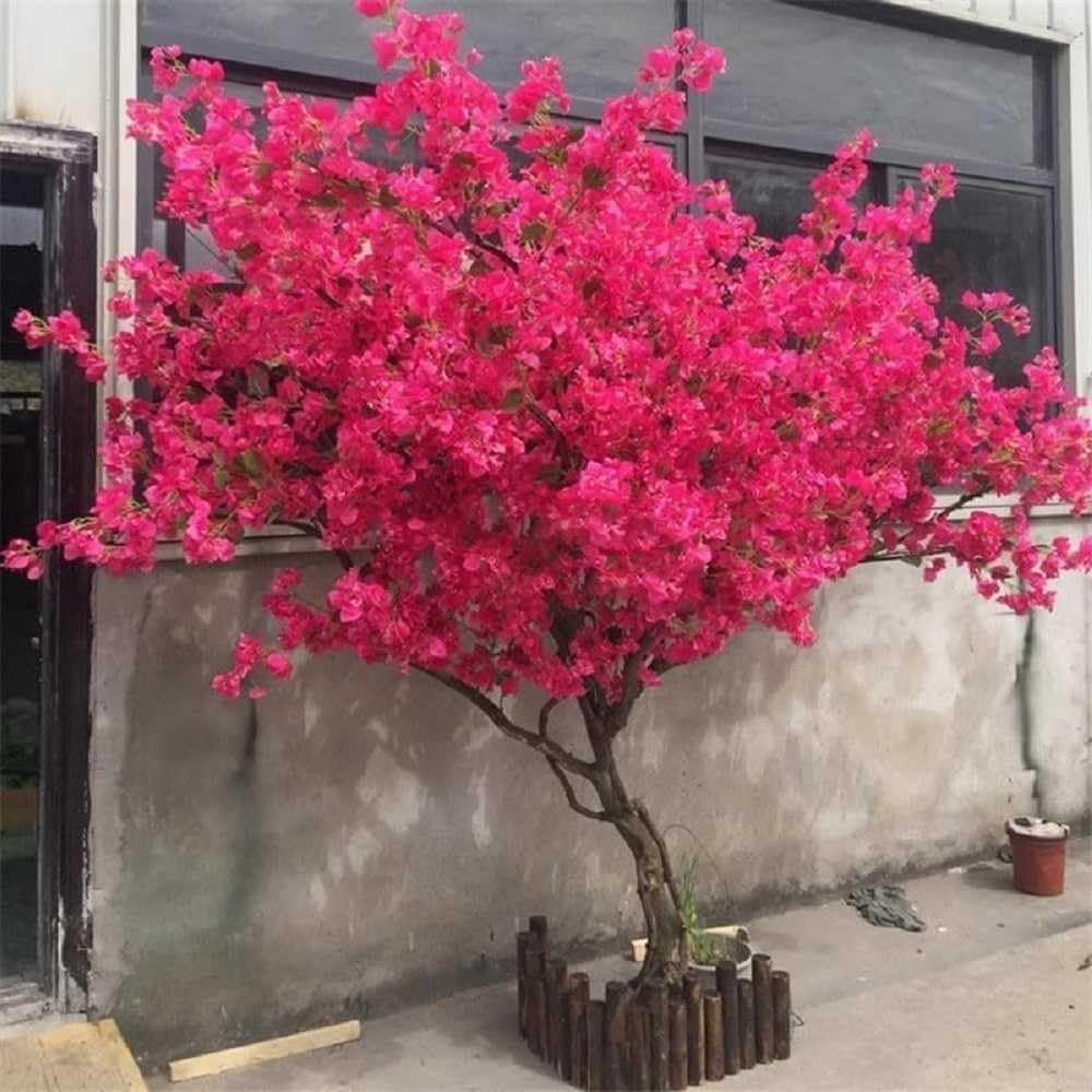 Cherry Blossom Tree, Japanese Cherry Blossom Tree, Pink Artificial Flower Tree