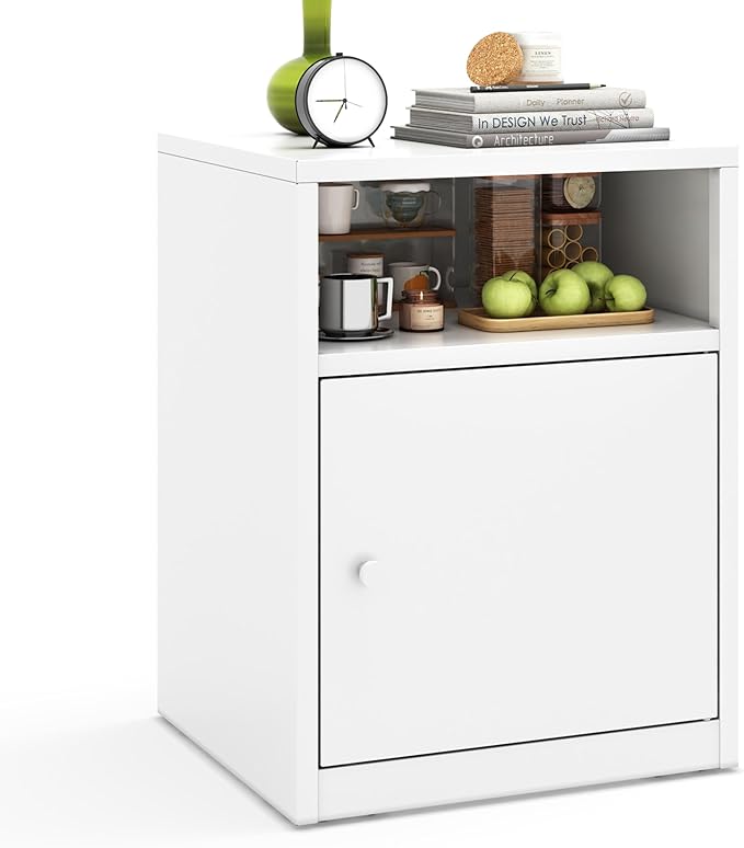 Storage Cabinet with Doors and Shelves, Display Cabinet with Glass Doors, Pantry Cabinet