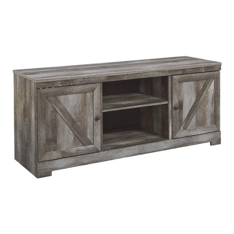 Wynnlow 63.5" TV Stand with Fireplace Option, Fits TVs up to 70", Gray