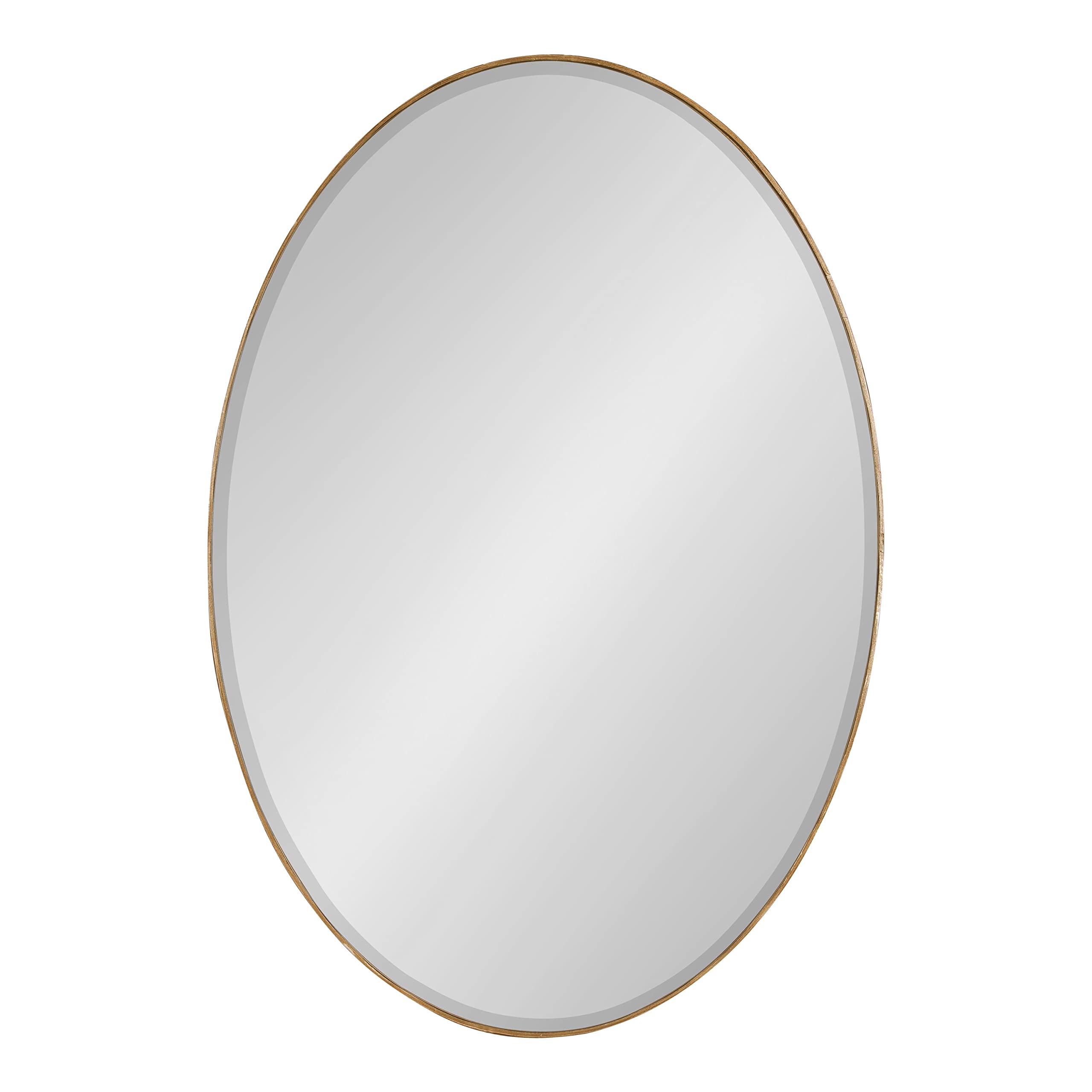 Bathroom Wall Mirror with Beveled Edge for Use Vertically