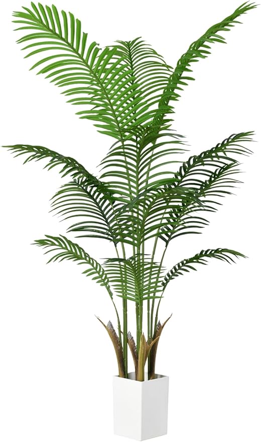 Artificial Palm Tree Indoor 5ft with with Realistic Leaves and Adjustable