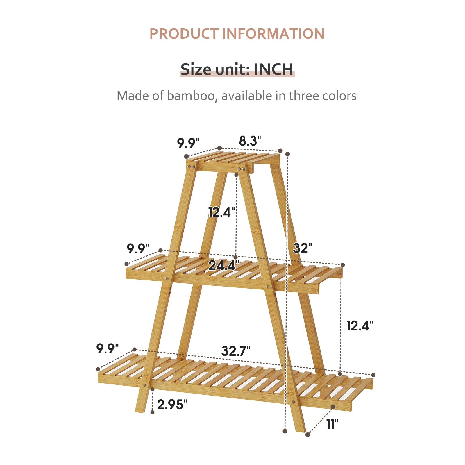 EverGrow 5-Tier Waterproof Metal Plant Shelf
