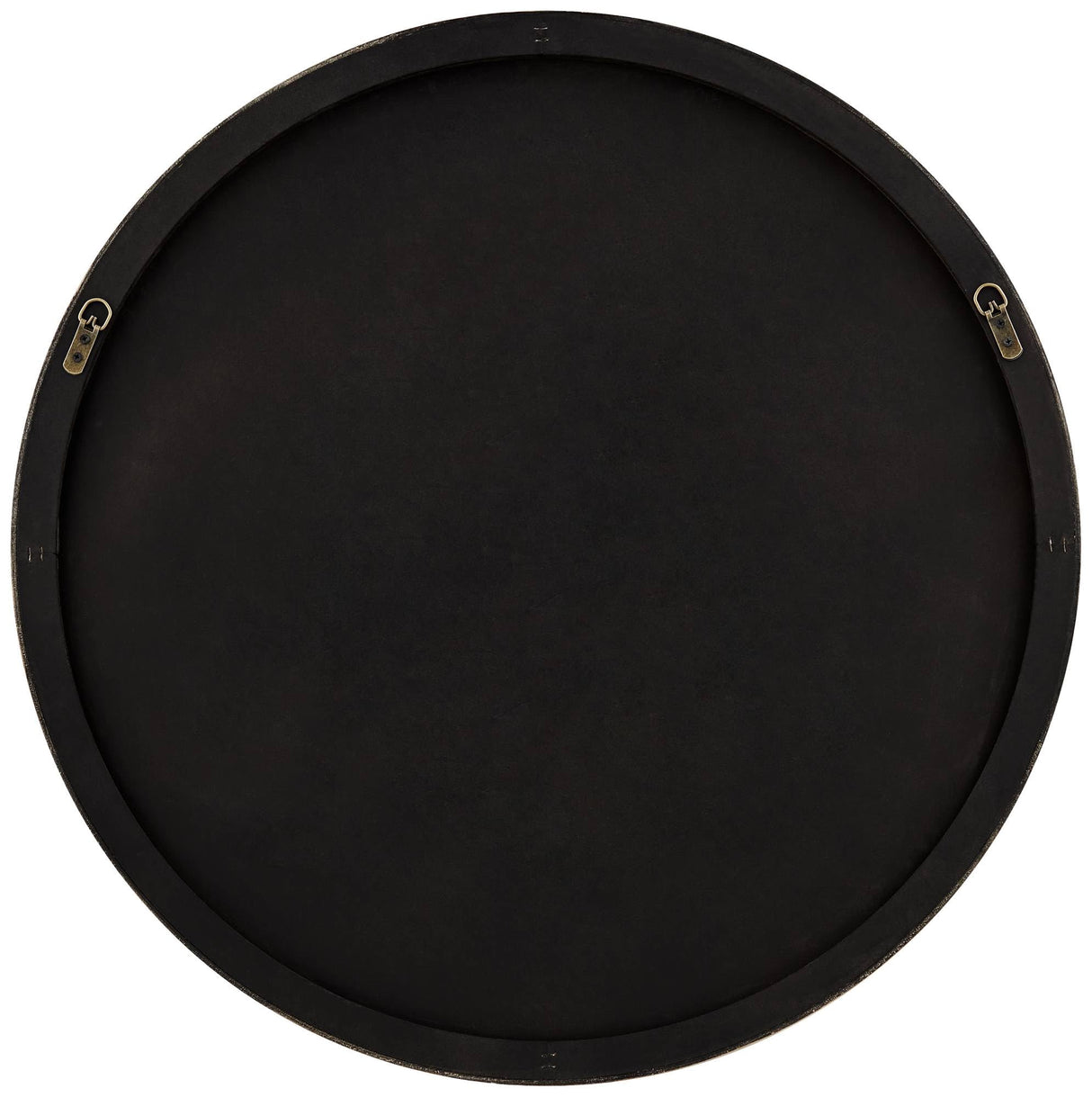 Mystic Matte Natural 33" Round Wall Mirror